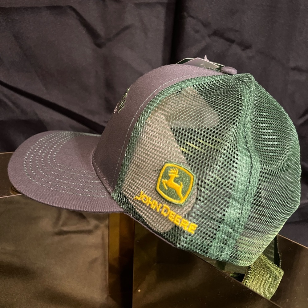 John Deere TriGreen Equipment Gray and Green Cap NWT - Picture 5 of 9